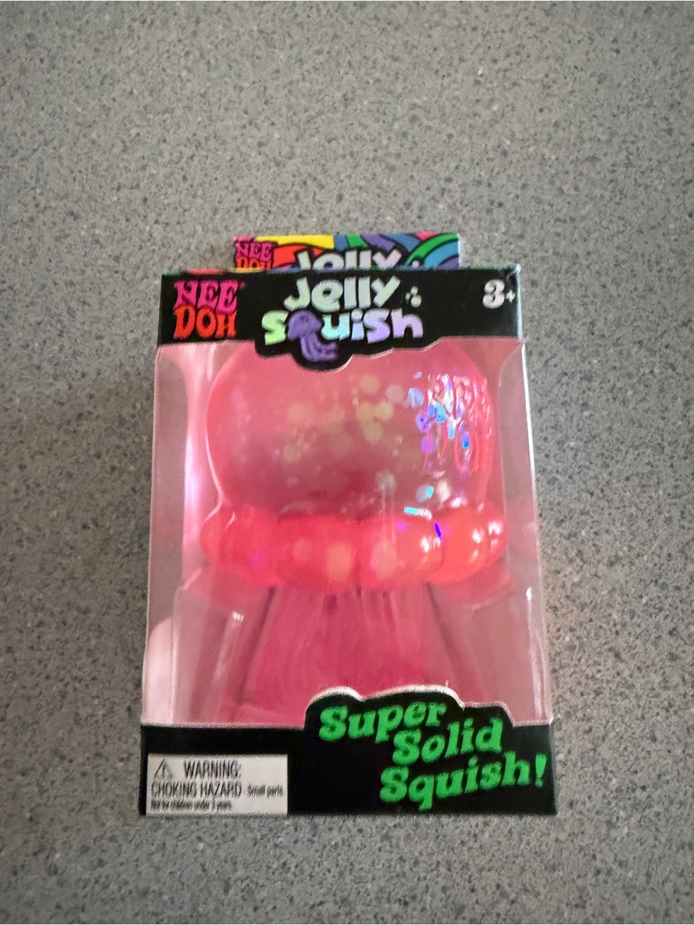 New Nee Doh Needoh Pink Jellyfish Jelly Squish Squishy Sensory Toy Schylling